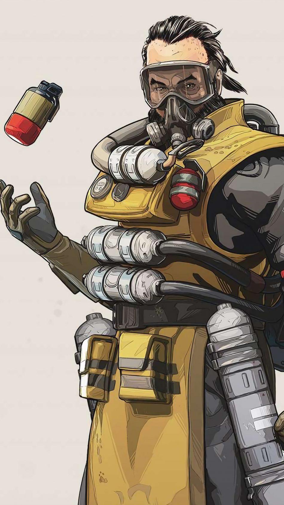 Download Caustic Apex Legends Free Pure 4K Ultra HD Mobile Wallpaper