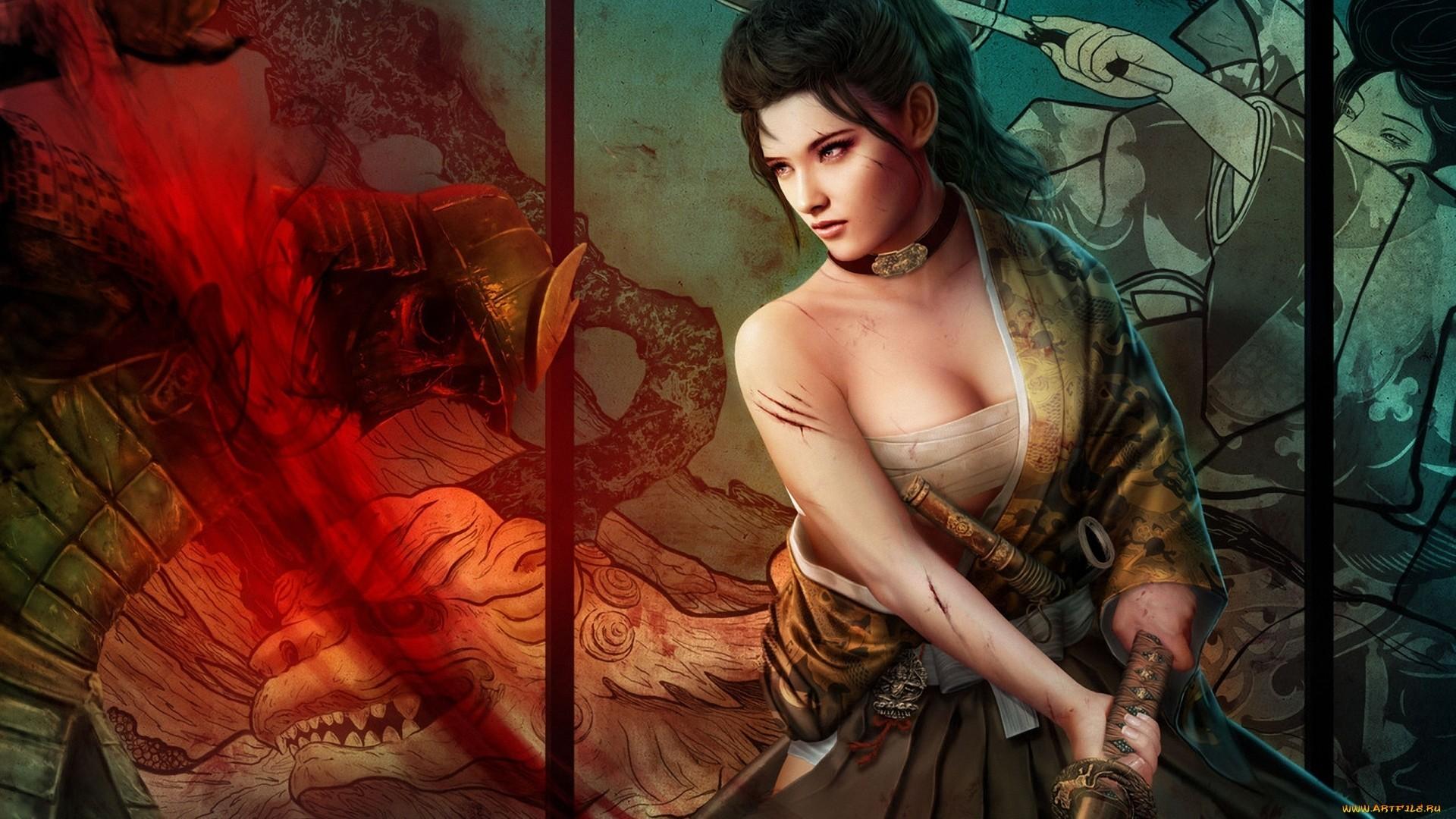 Female Warrior Wallpaper