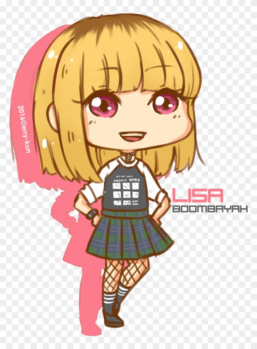 By Erry Kun Black Pink Chibi, HD Png Download