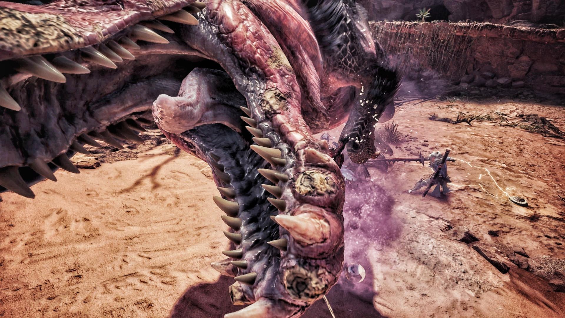This Anjanath tried to eat merth wall