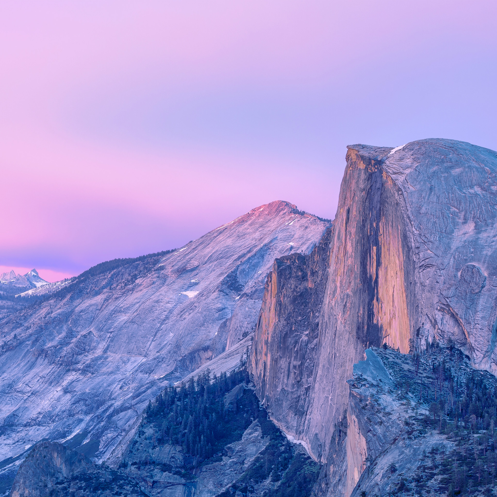 Purple Magnificent Mountains Landscape iPad Air Wallpaper Free Download