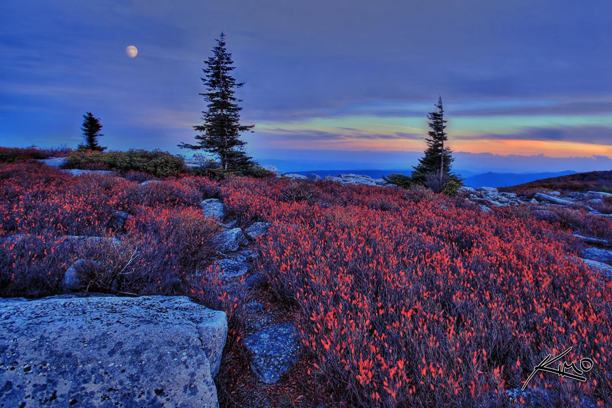 ALL DESKTOP'S WALLPAPERS: West Virgina Purple Mountain Sunset Lovely
