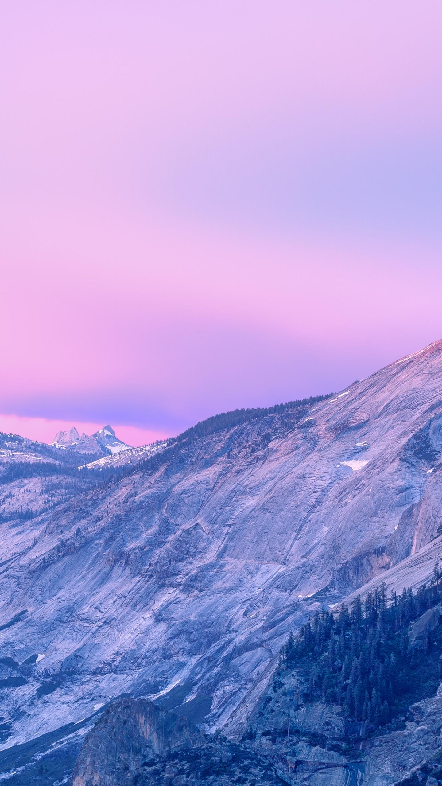 Wallpaper yosemite, 5k, 4k wallpaper, forest, OSX, apple, mountains, sunset, snow, OS