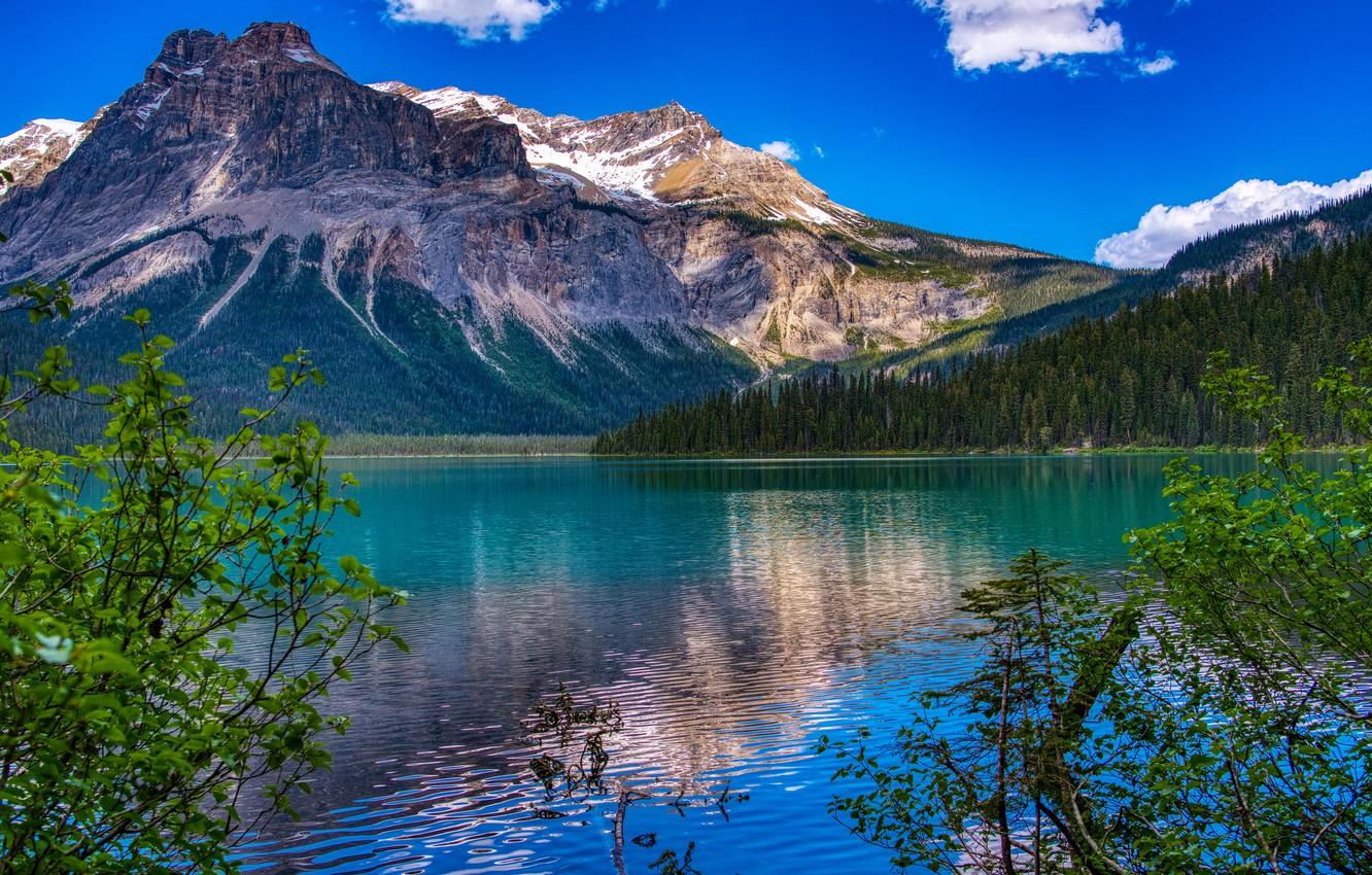 Wallpaper mountains, lake, Canada, Canada, British Columbia, British