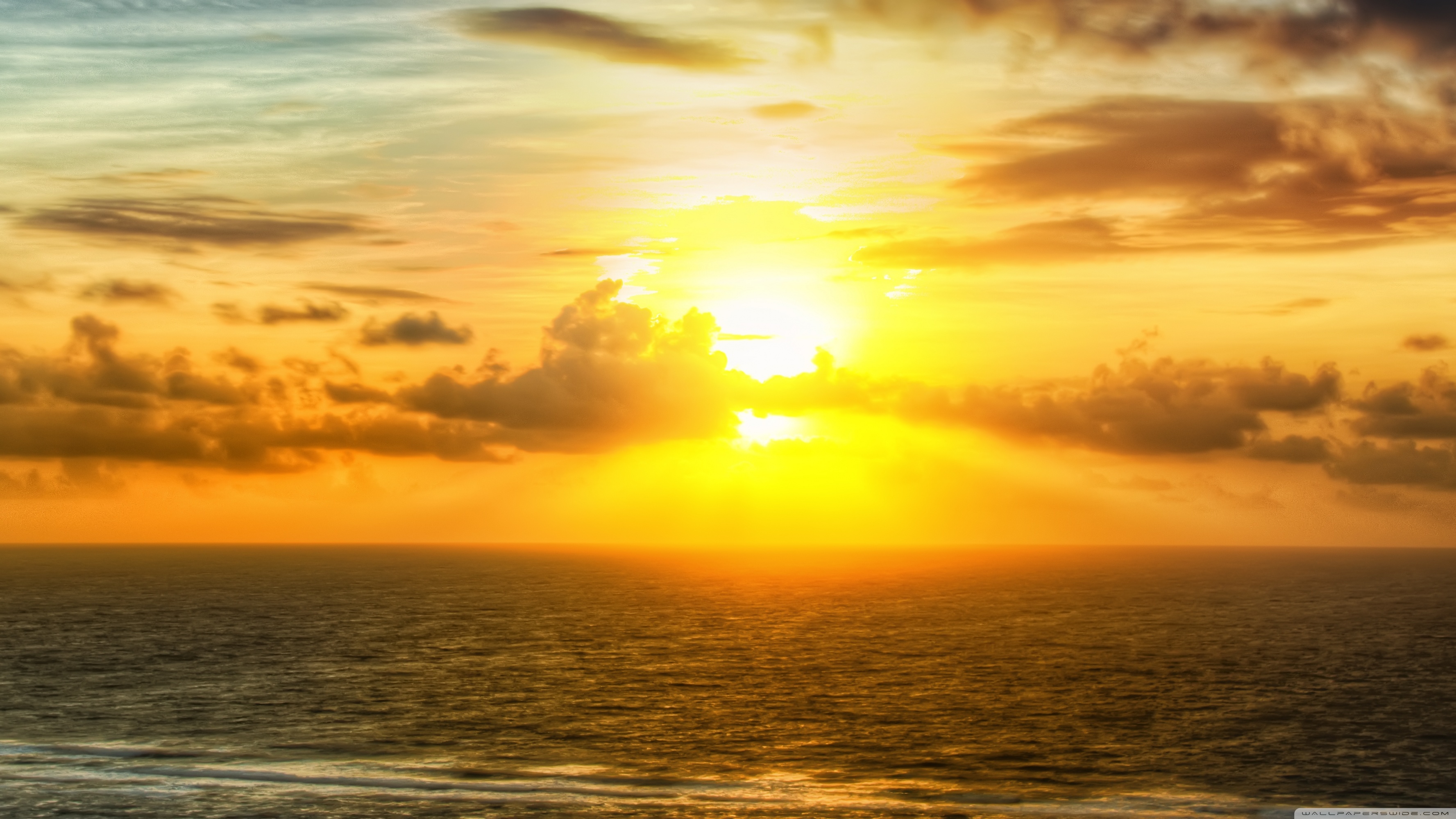 Sunrise Across The Sea ❤ 4K HD Desktop Wallpaper for 4K Ultra HD TV