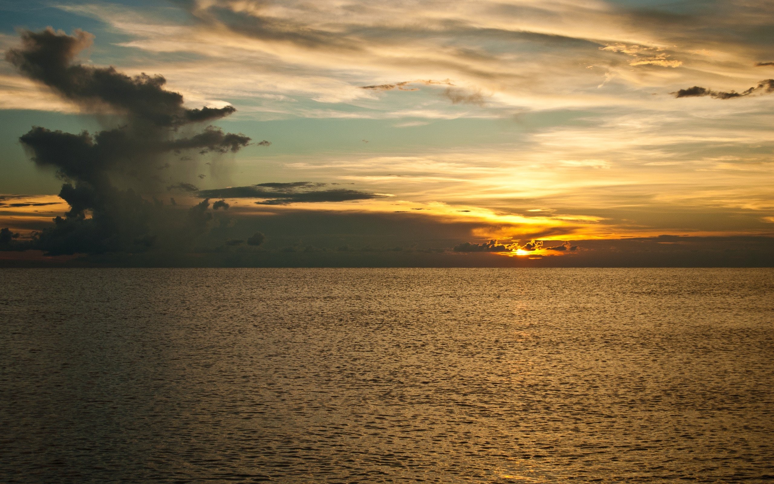 Mobile, Sea, Windows Desktop Image, Sunrise, water, Sunset