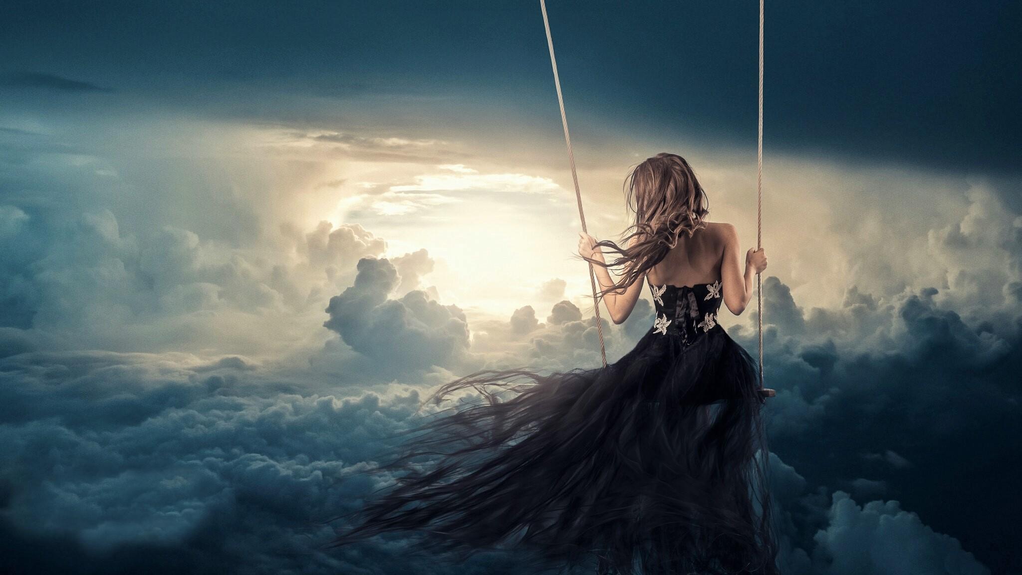 Swing In The Clouds Wallpapers - Wallpaper Cave