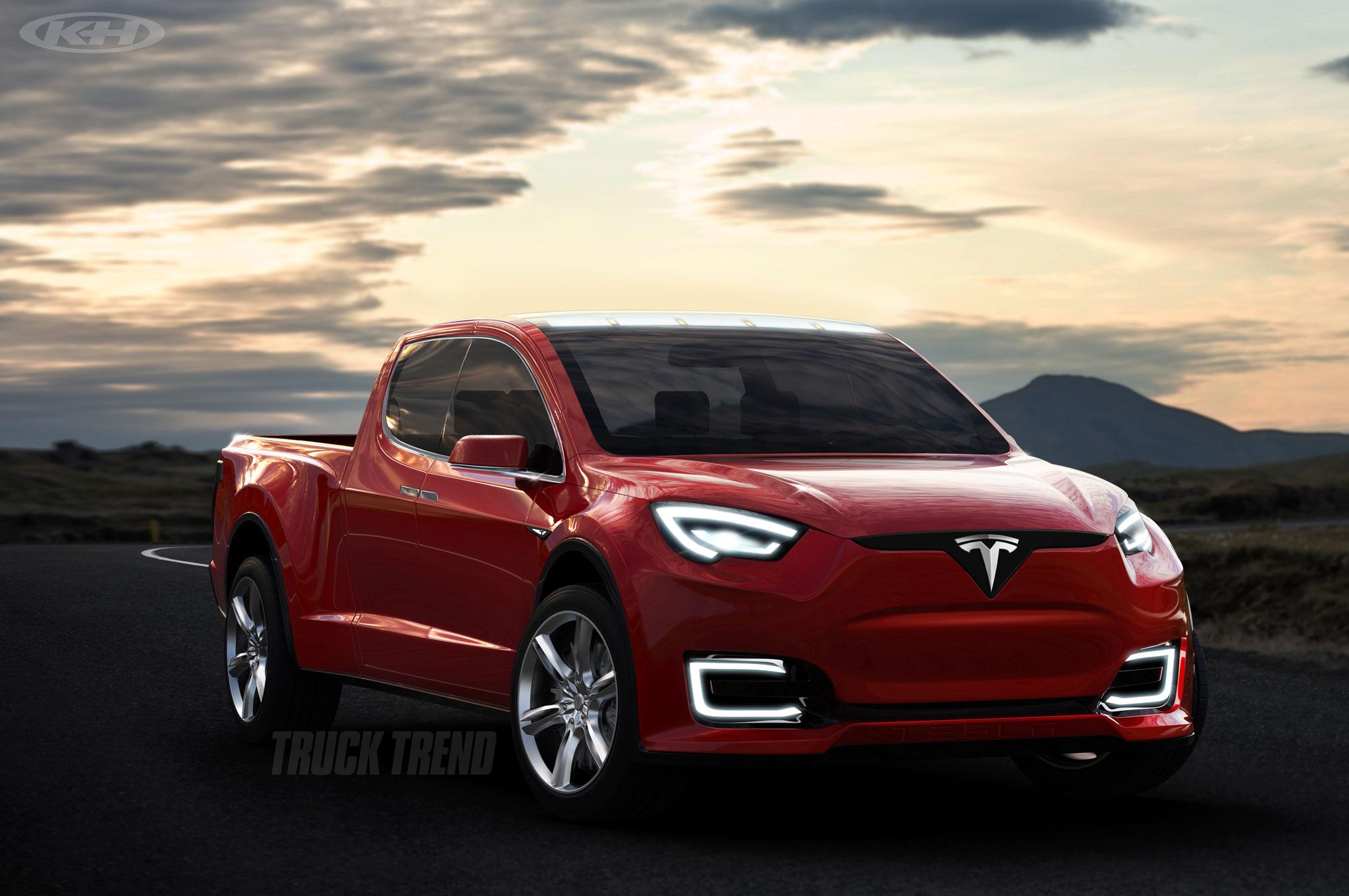 Top Pickup Truck Tesla Wallpaper