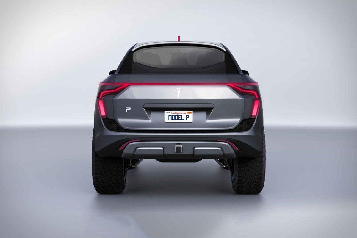 Designer Creates Sleek Concept For The Tesla Pickup Truck