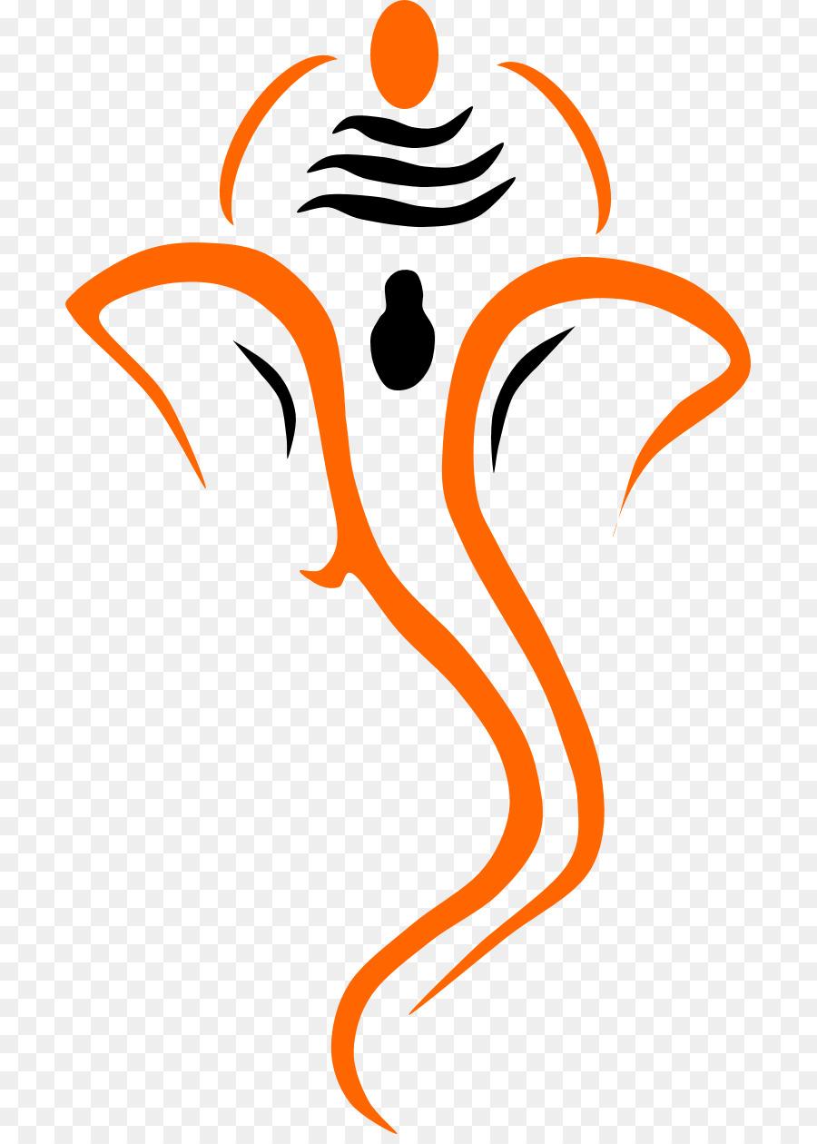 Ganesh Symbol Text png download*1249 Transparent