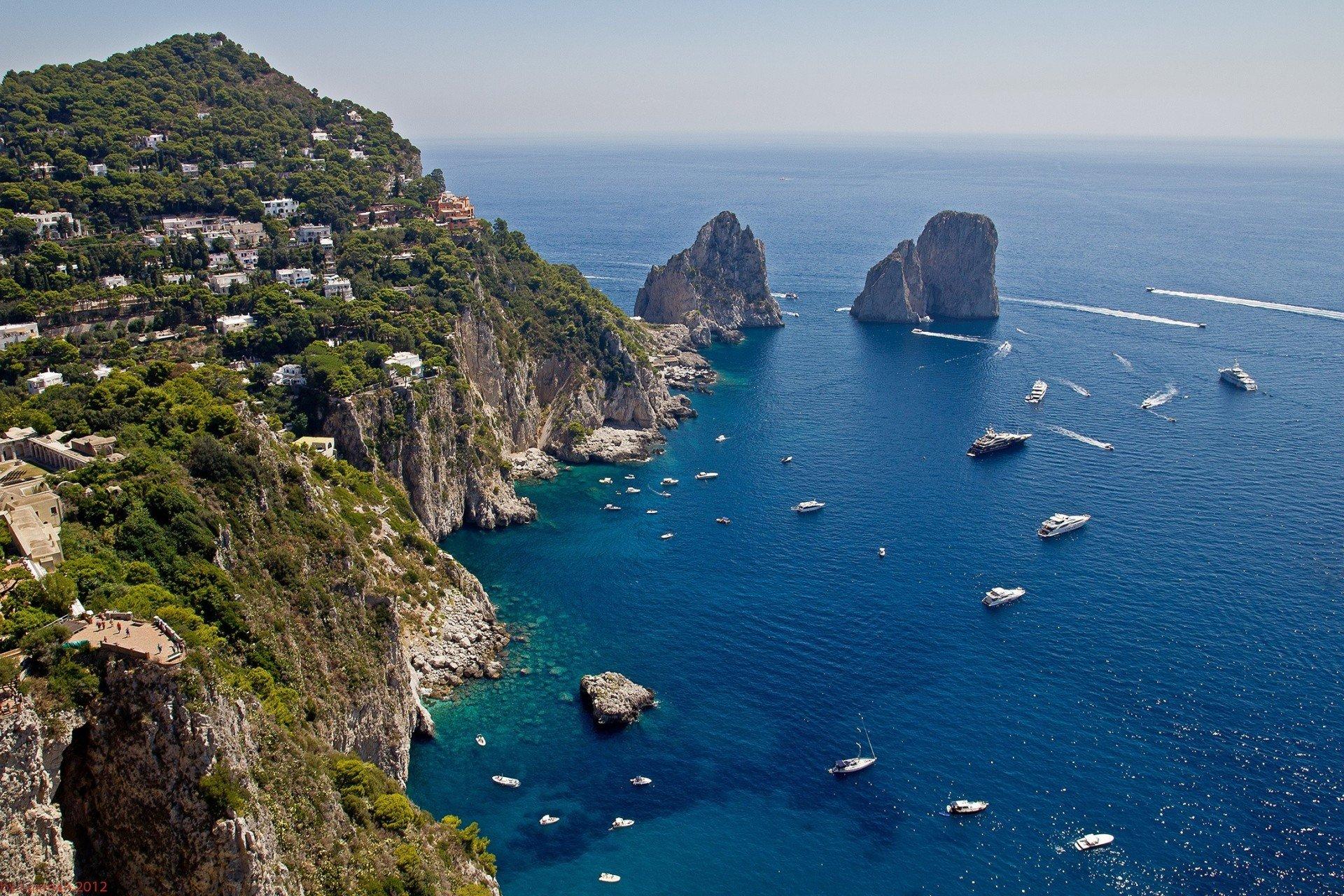 Capri Mediterranean, HD Wallpaper & background