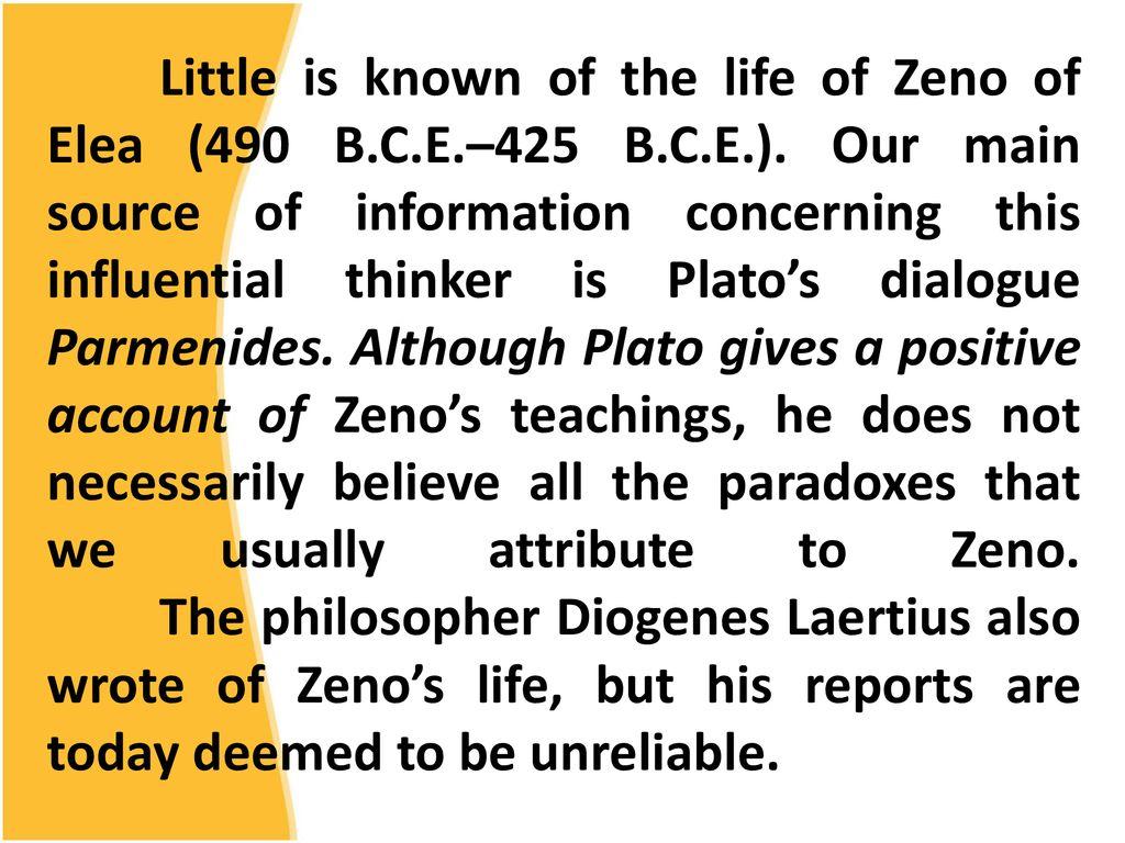 Zeno's Paradox and the Concept of Limit