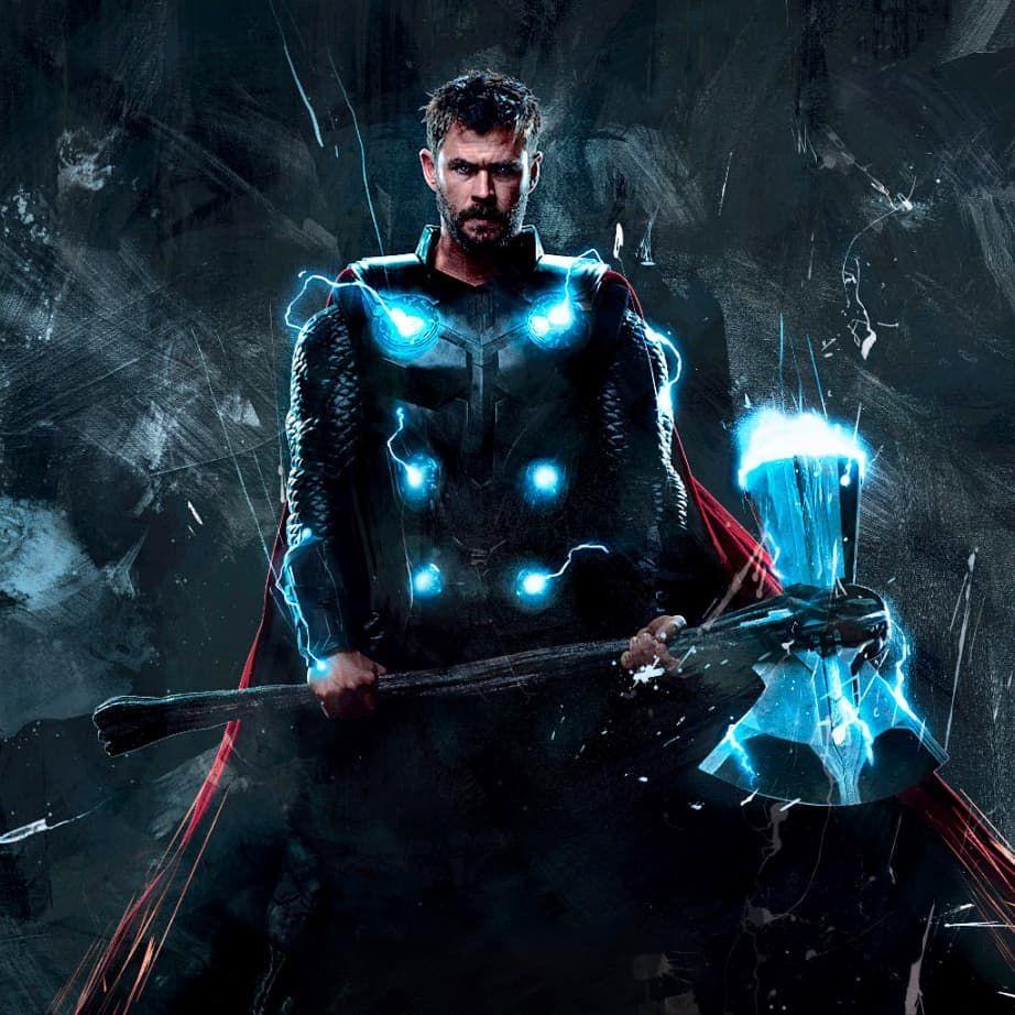 Official Thor Holding Stormbreaker Promo Art⚡ #Thor