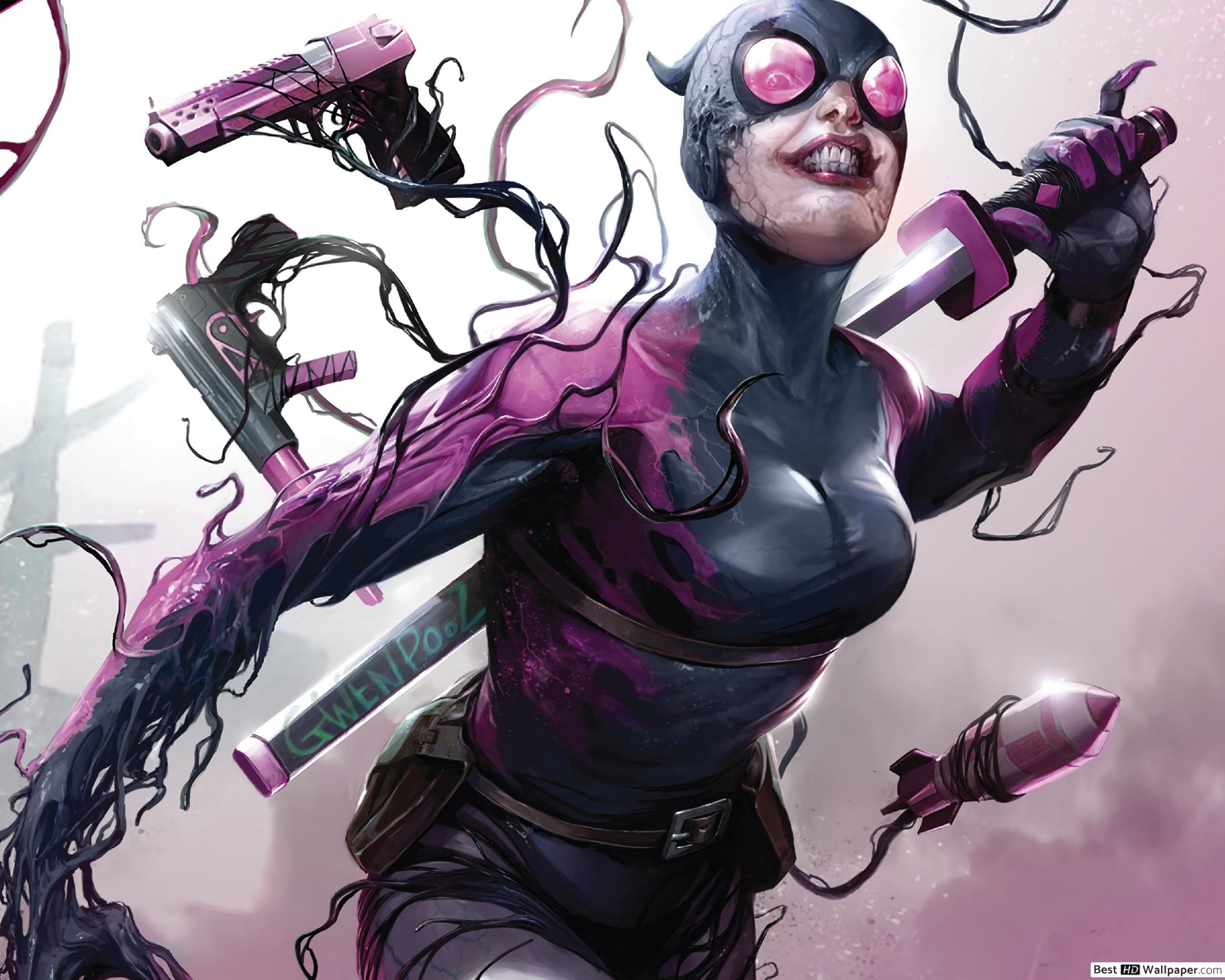 Gwenpool Venom Symbiote HD wallpaper download