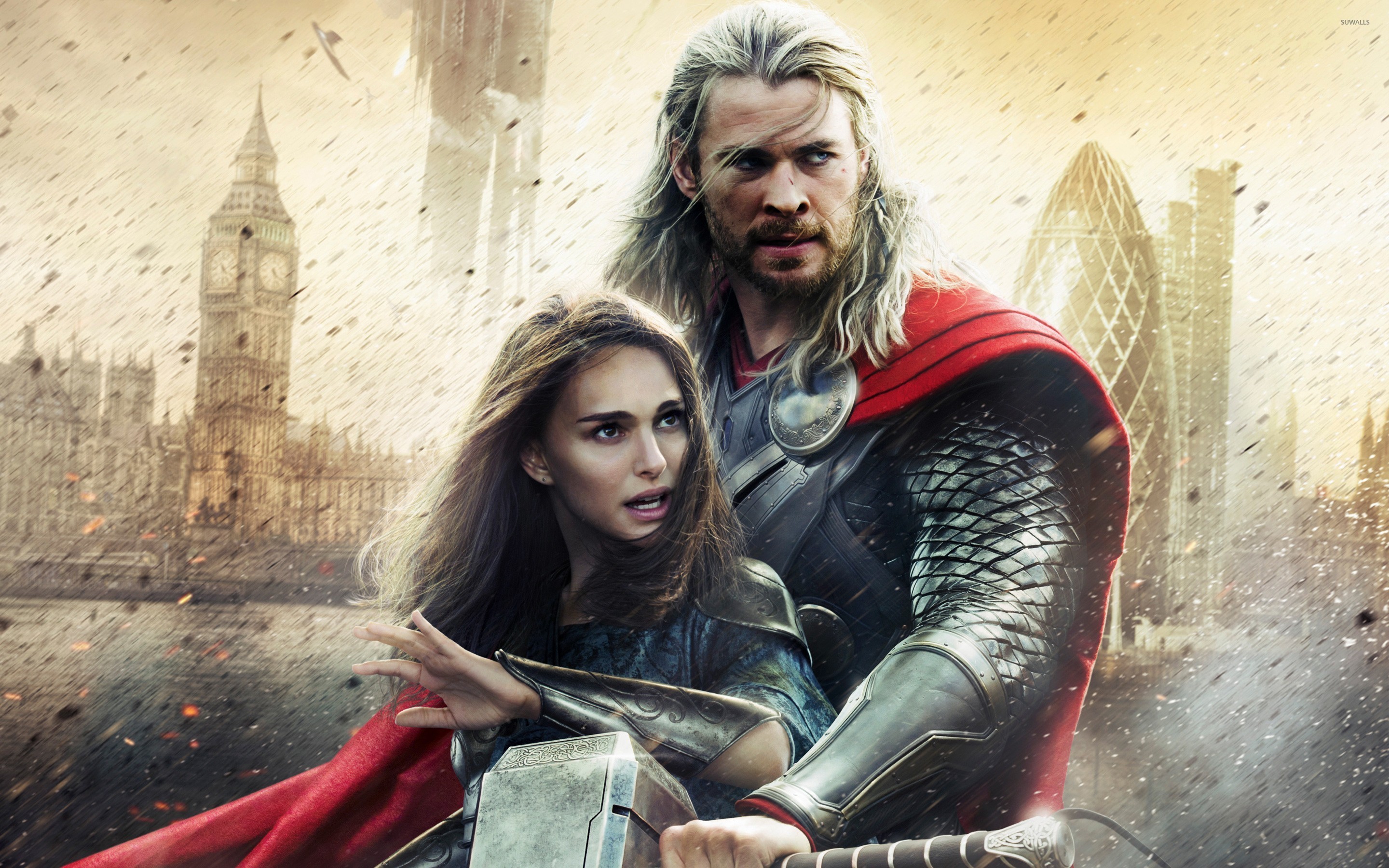 Thor and Jane Foster: The Dark World [2] wallpaper