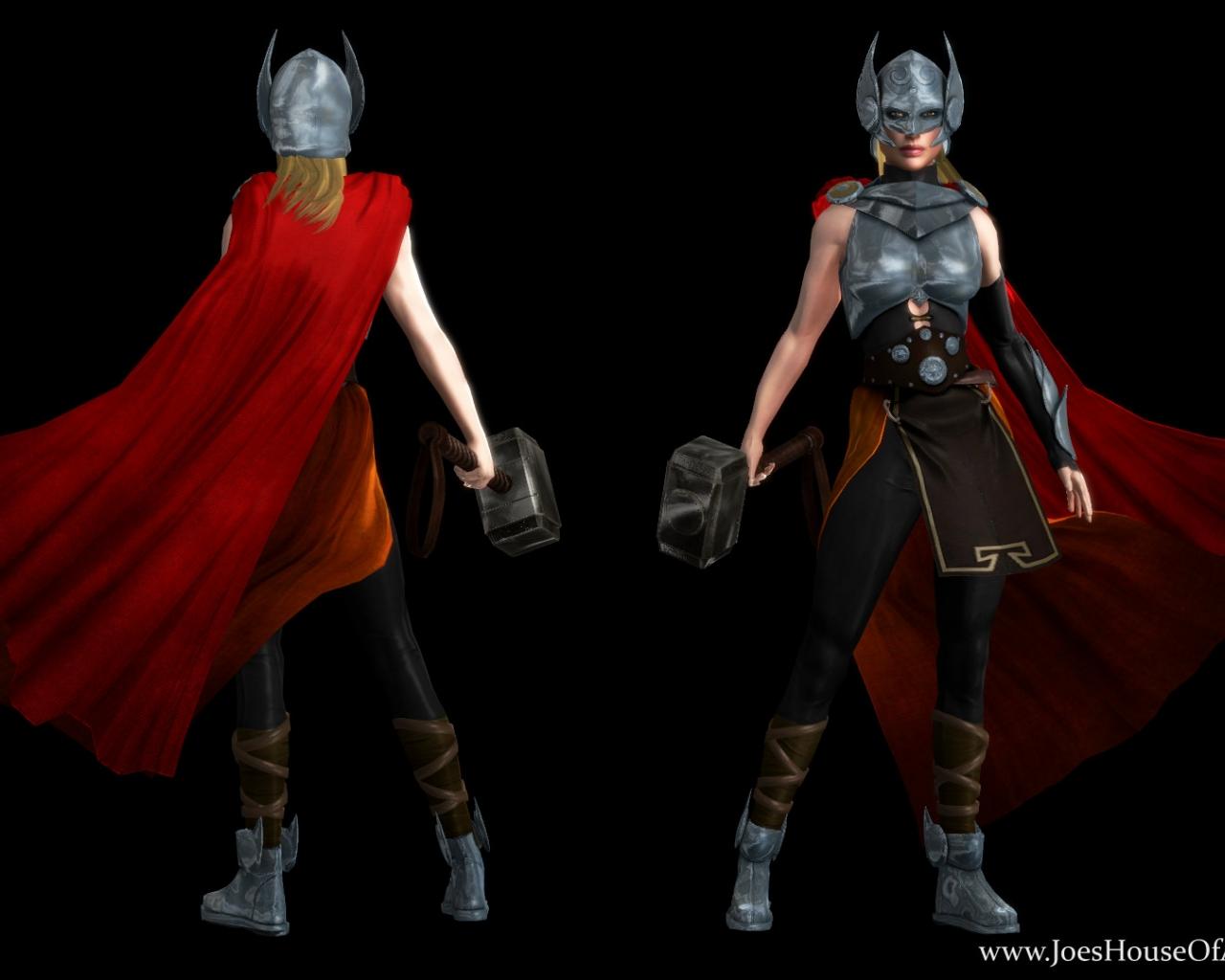 Free download Thor Jane Foster Natalie Portman custom 3D model