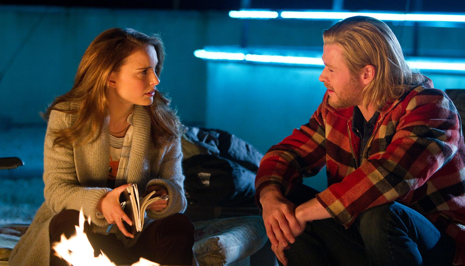 Thor and Jane Foster from the Movie Thor Desktop Wallpaper