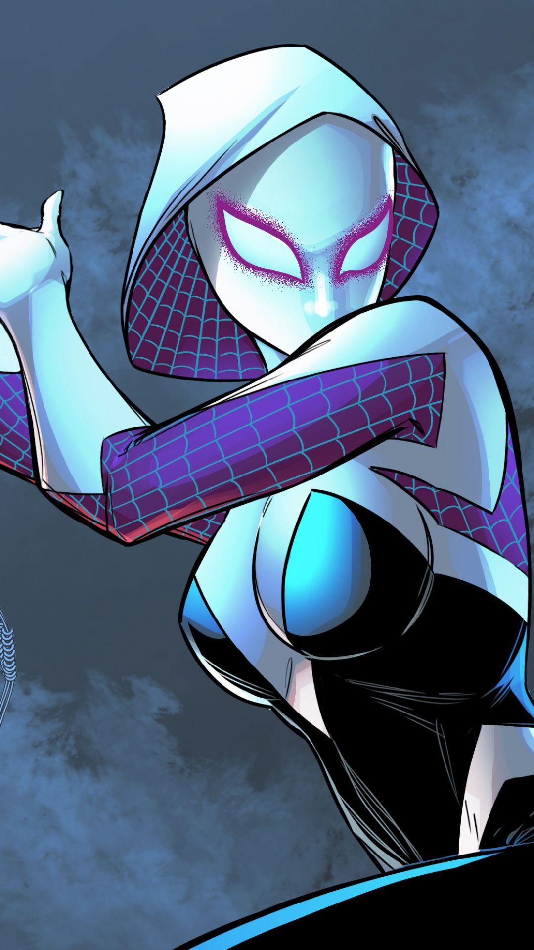 Comics / Spider Gwen (1080x1920) Mobile Wallpaper. Spider Gwen, Spider Gwen Art, Marvel Spider Gwen