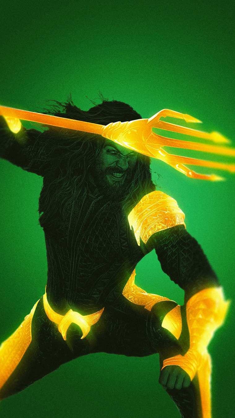 Aquaman Trident Wallpaper. Phone Wallpaper. Aquaman, Justice