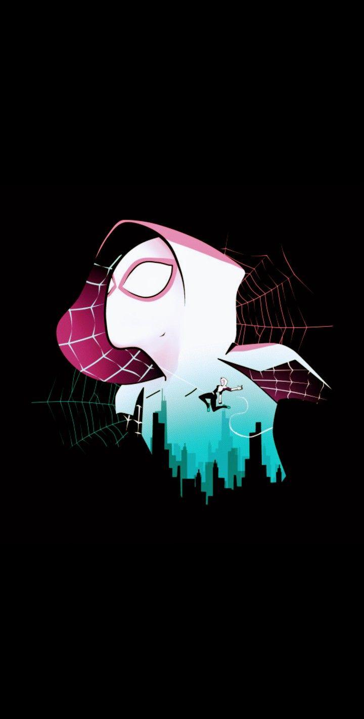 Spider Gwen, Into The Spider Verse. Digital Art. Spider Gwen