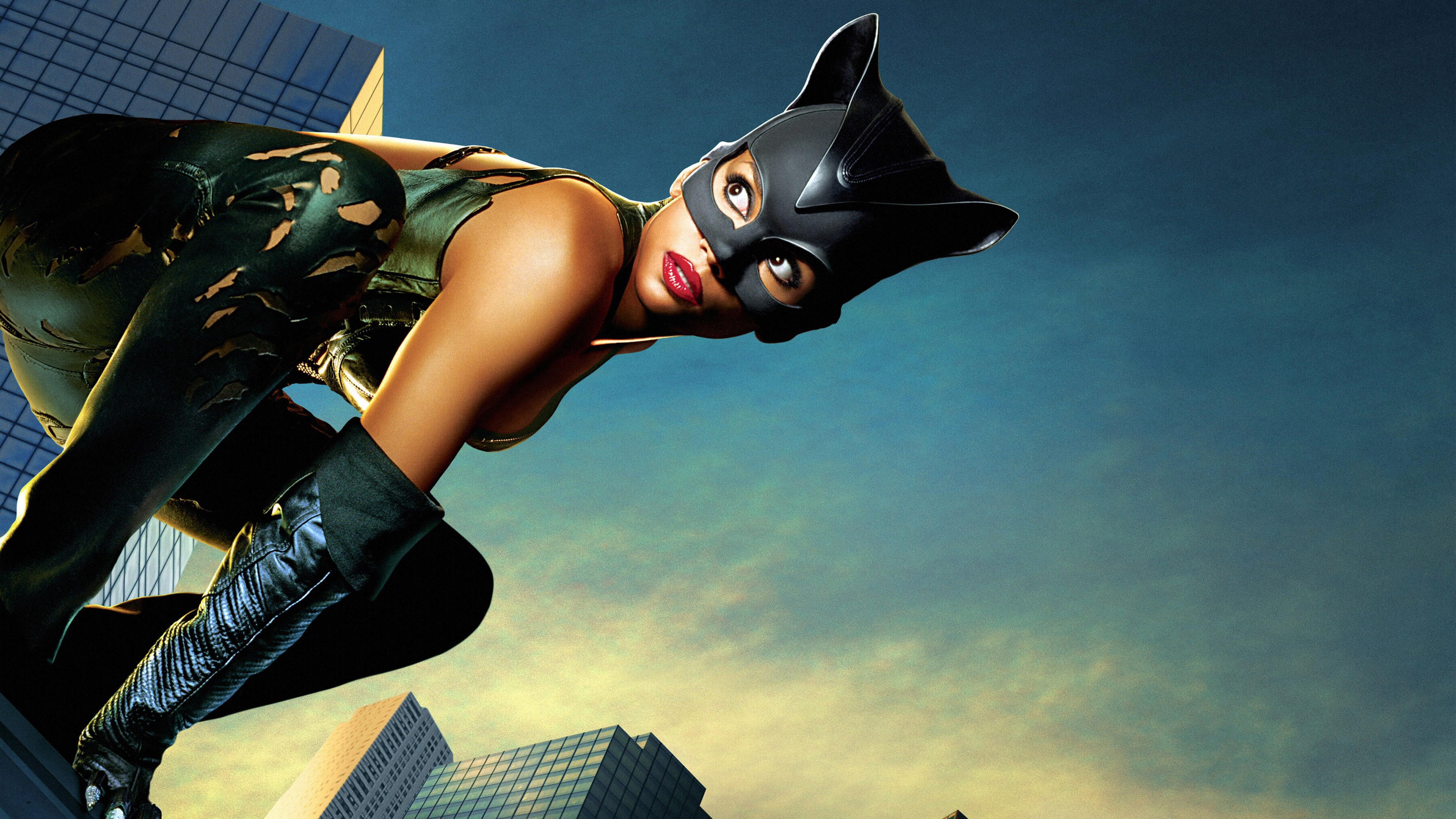 Wallpaper Catwoman, Halle Berry, 4K, Movies / Most Popular,. Wallpaper for iPhone, Android, Mobile and Desktop