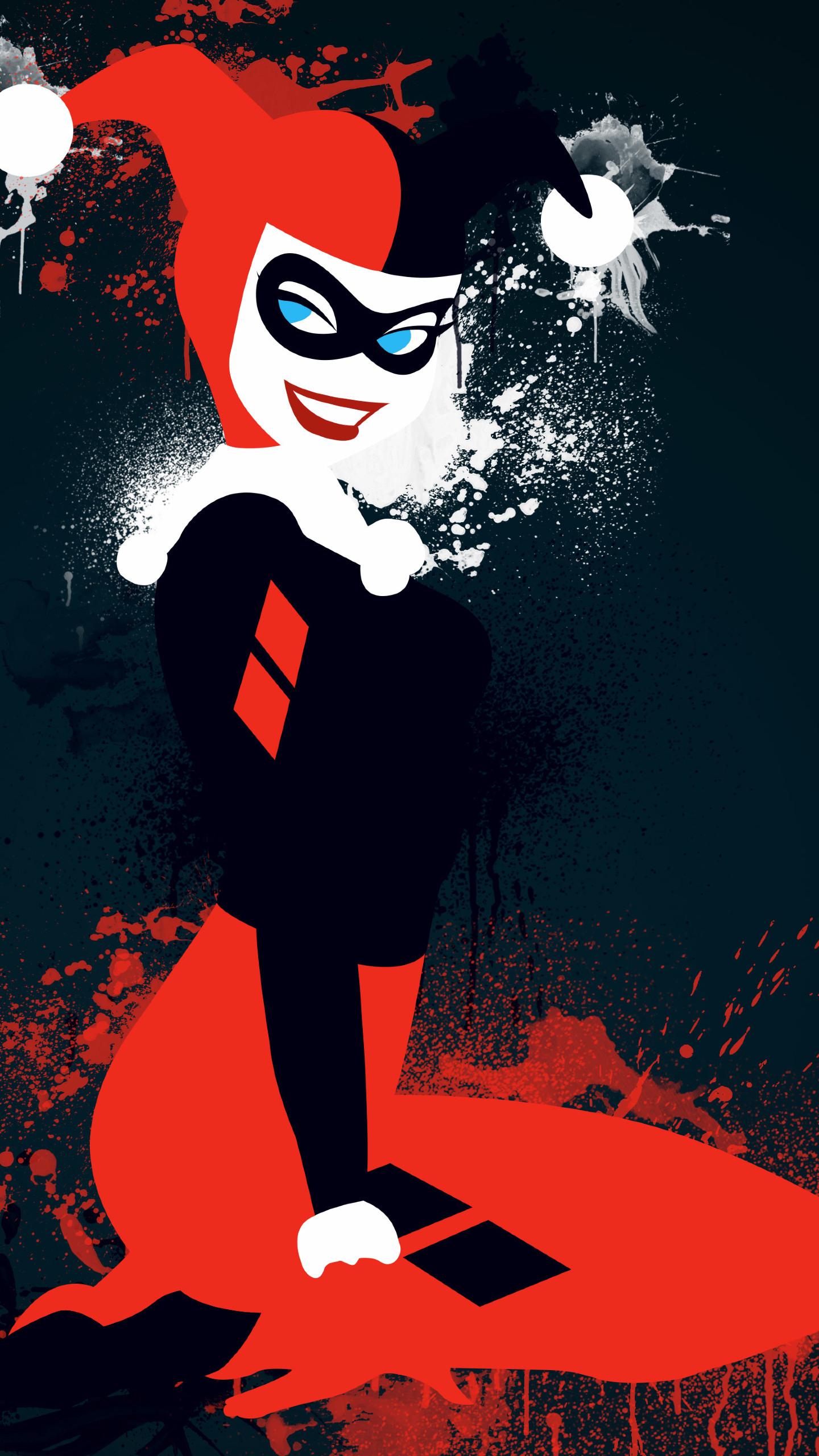Download Harley Quinn Comic Artwork 240x320 Resolution, HD 4K Wallpaper