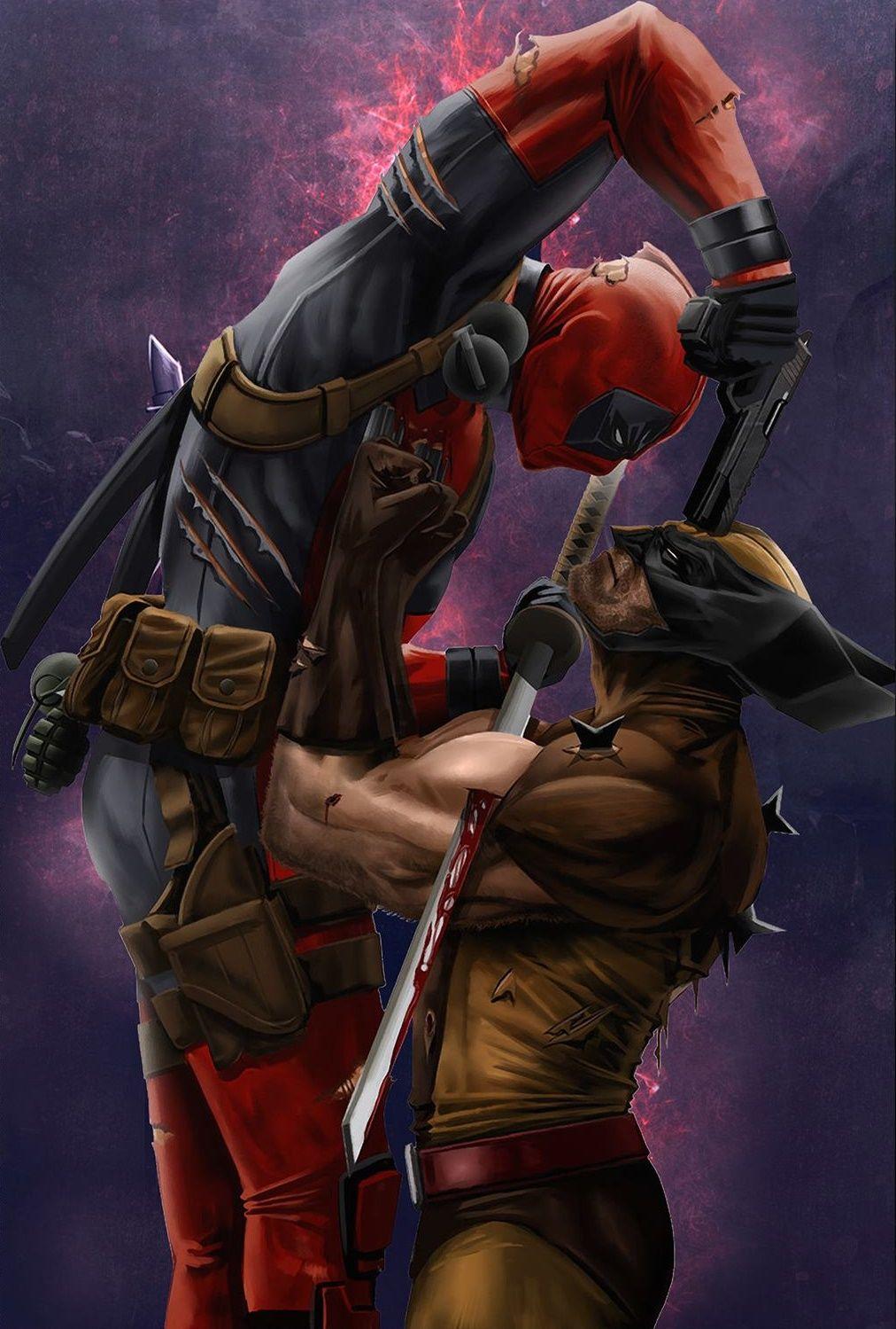 Deadpool vs Wolverine. Wolverine. Deadpool, Marvel comics