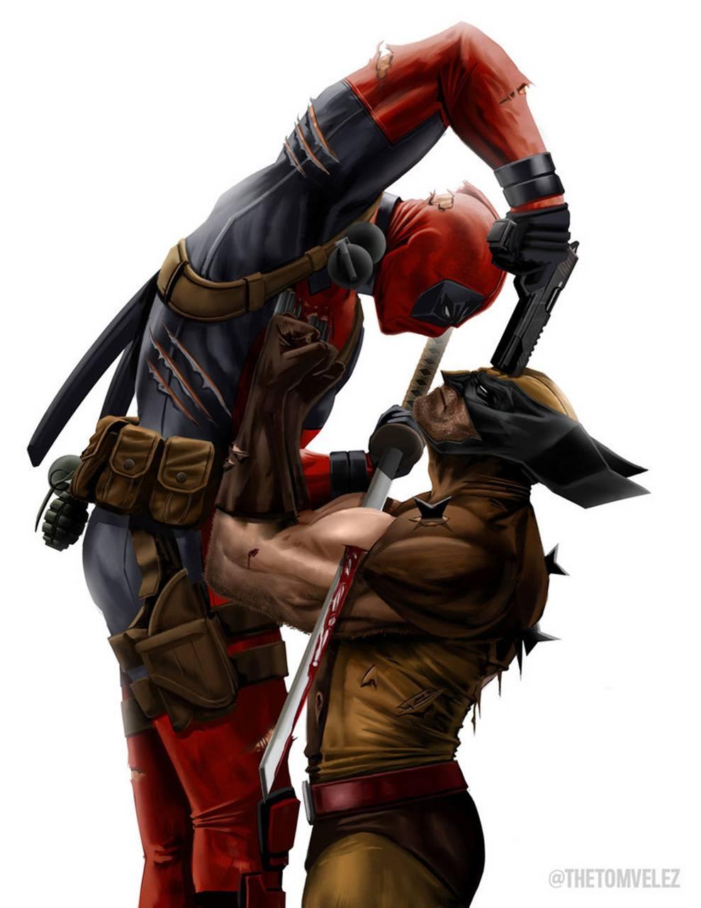 Deadpool v Wolverine Wallpaper