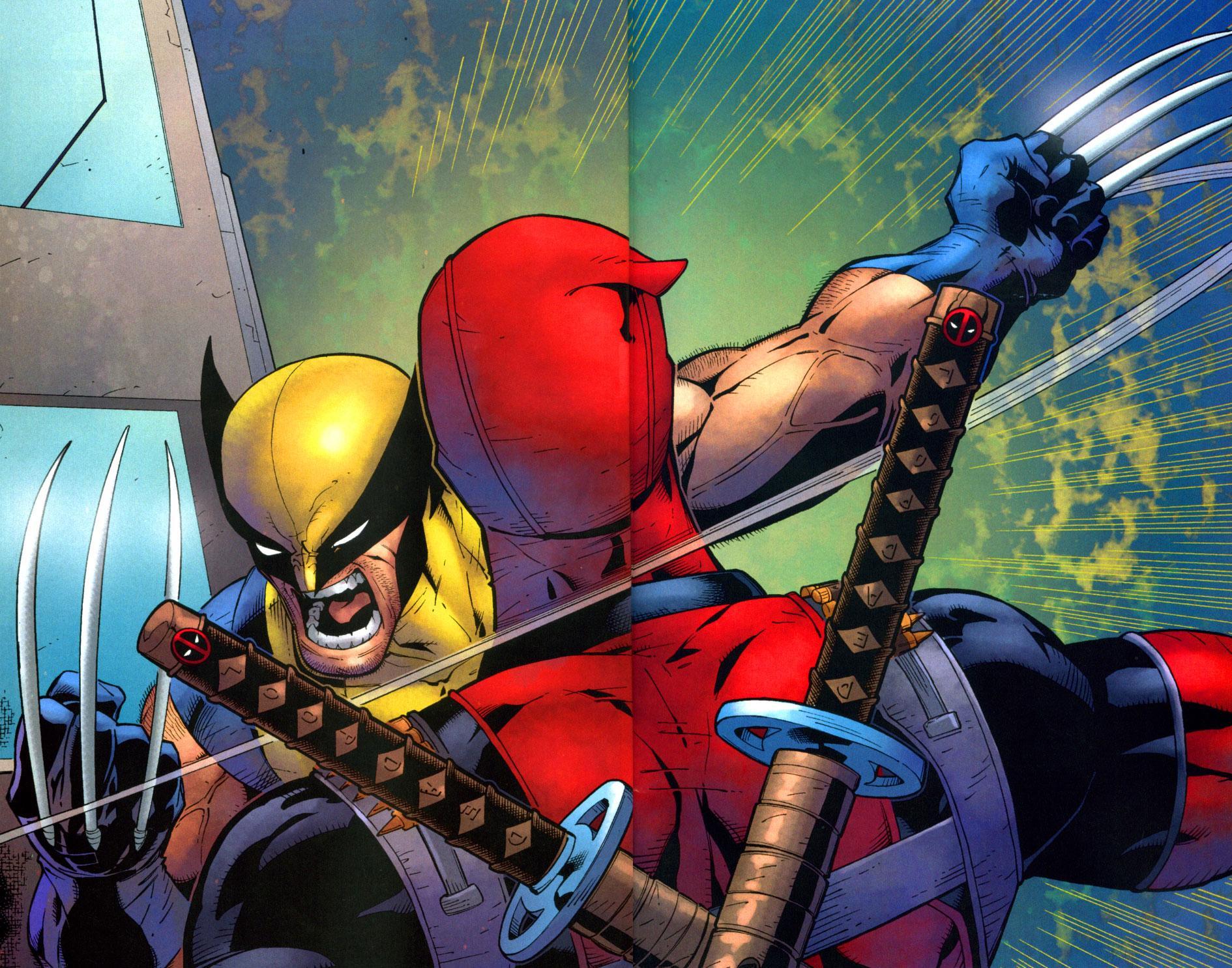 wolverine kills deadpool. Zoom Comics Comic Book Wallpaper
