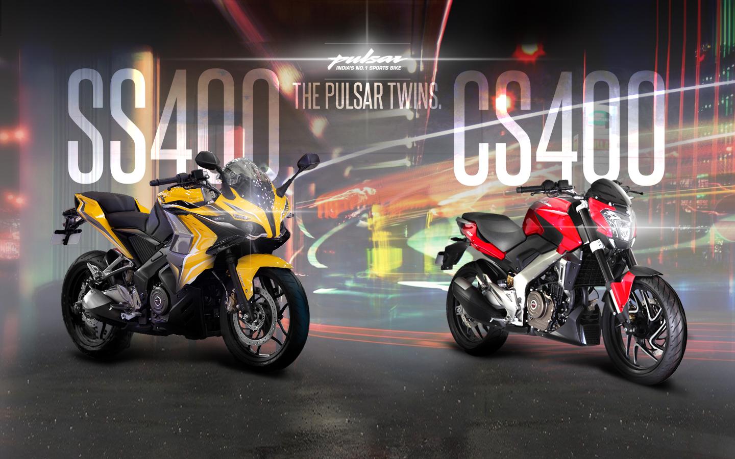 Official Wallpaper' of Bajaj Pulsar SS400 and CS400