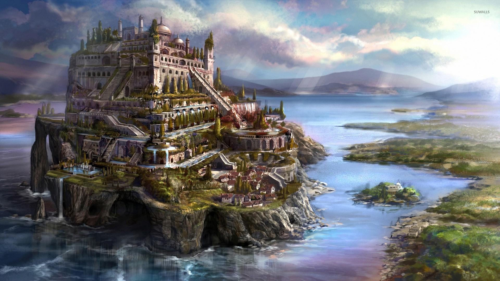 Download Embark on an Adventure to the Ancient Fantasy Kingdom Wallpaper   Wallpaperscom