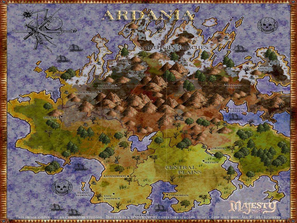 Ardania. Majesty: The Fantasy Kingdom Sim
