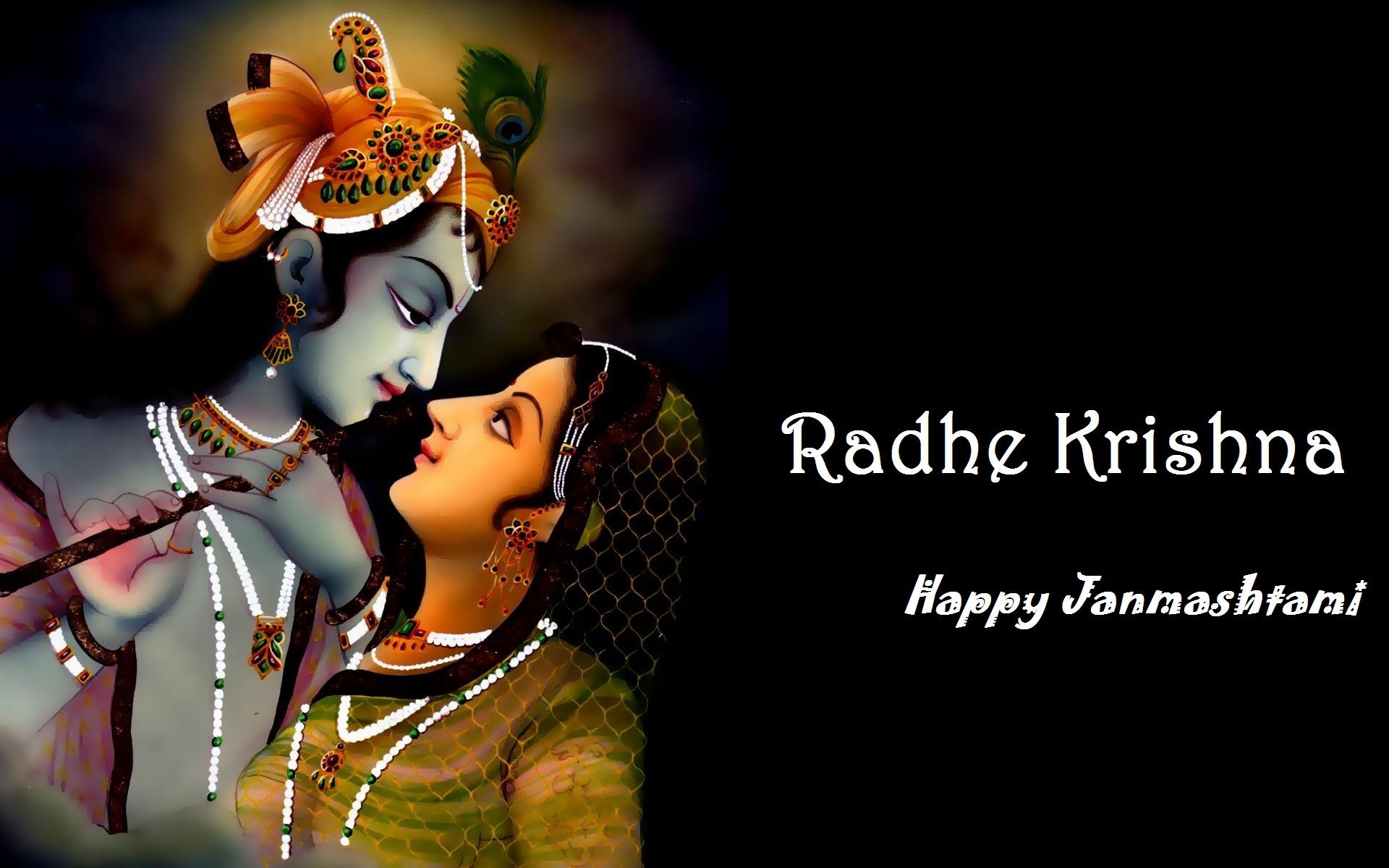 Krishna Janmashtami}* Happy Janmashtami Image, GIF, Wallpapers, HD