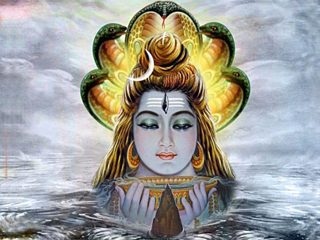 Beautiful Animated HD Wallpaper Of Lord Shiva
