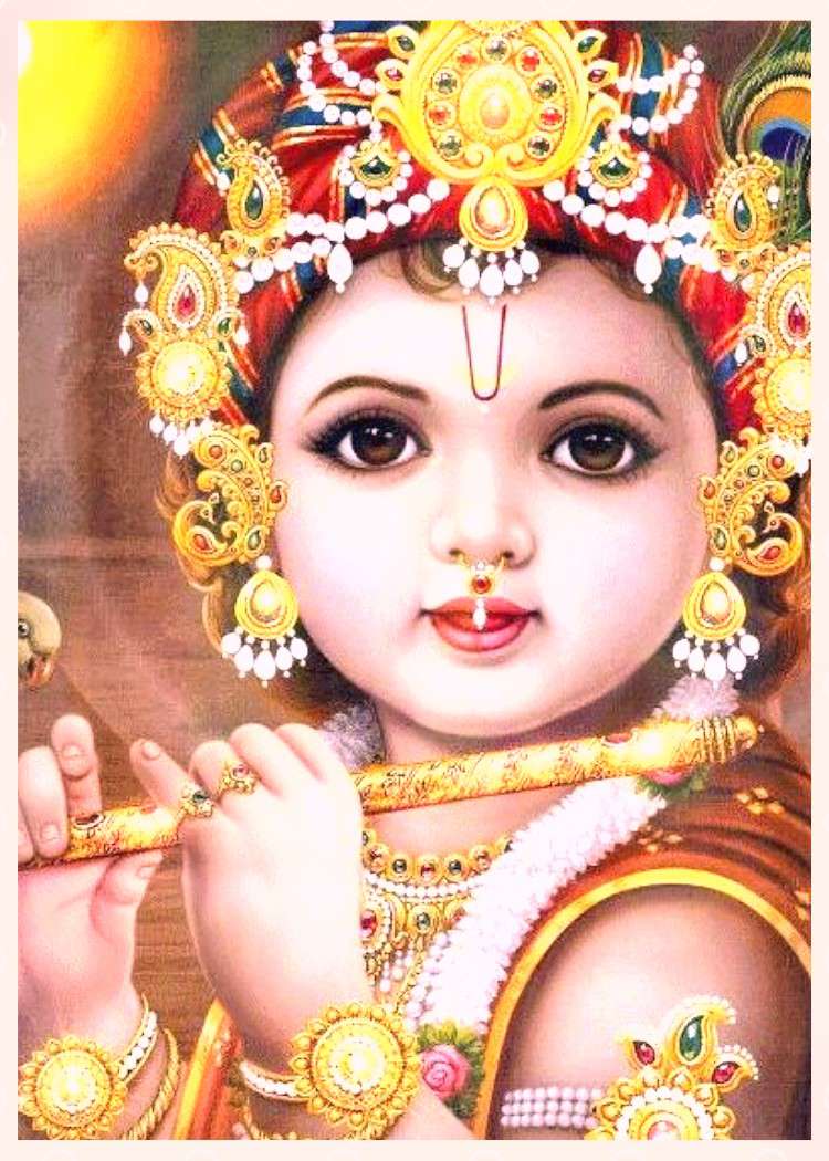 God Krishna HD Image & Baby Krishna Wallpaper For Mobile 1080p