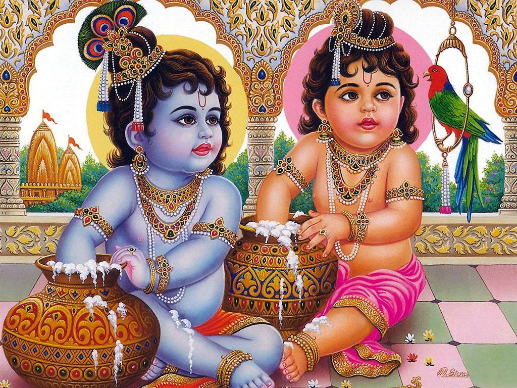 Cute Baby Krishna Wallpaper Download