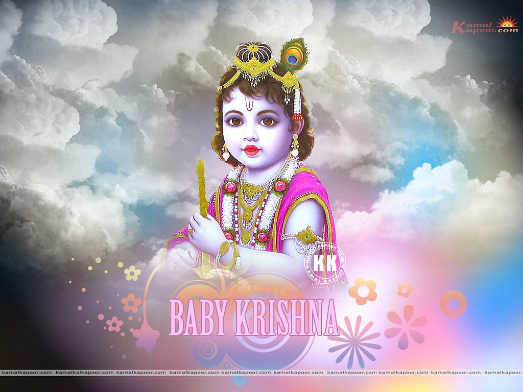 Baby Krishna Wallpaper. Baby Krishna ji Wallpaper, free do