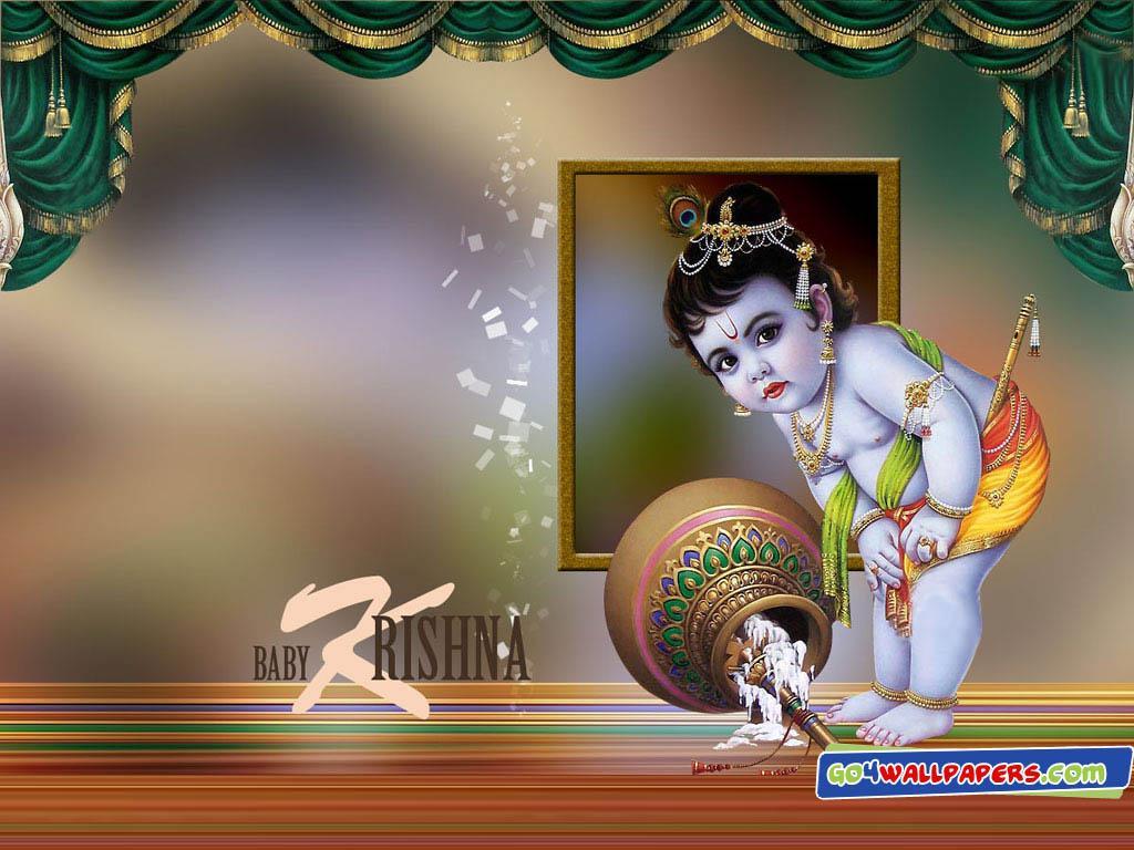 All World Wallpaper: Baby Krishna Wallpaper 6