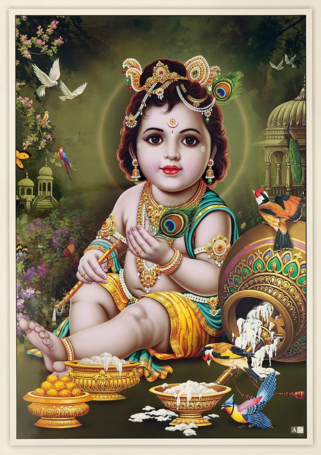 baby lord krishna desktop wallpapers hd
