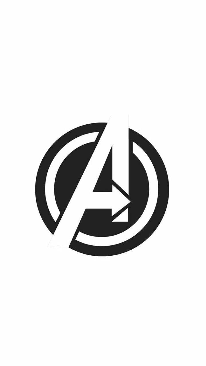 Avengers Logo Black Wallpaper gambar ke 16