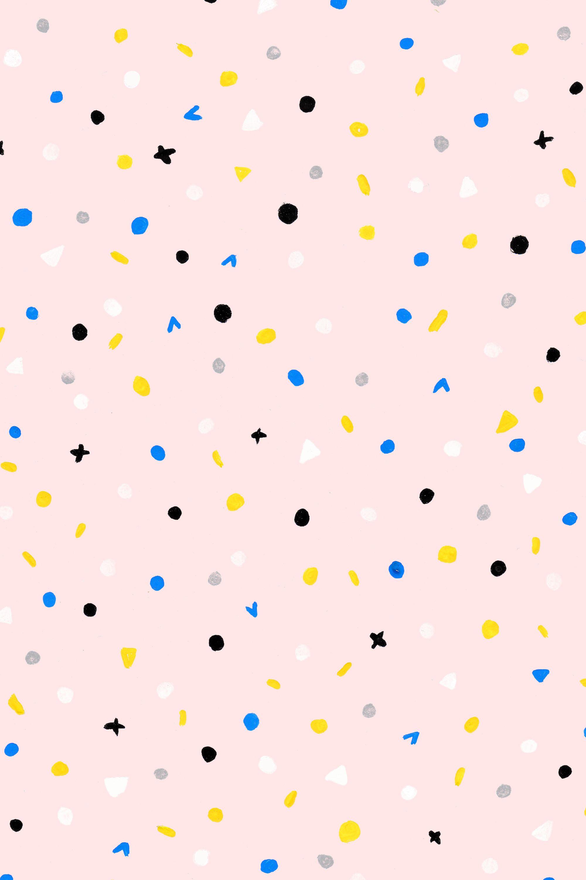 small geometric shapes pattern. PRINT AND PATTERN. Cute