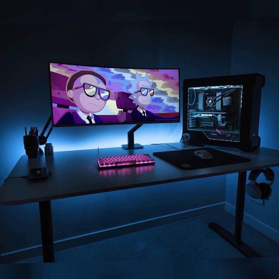 Featured image of post Blue And Purple Pc Setup