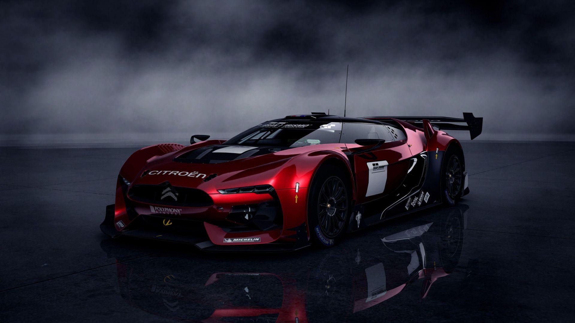 Citroen Race Car 3D Desktop HD Wallpaper