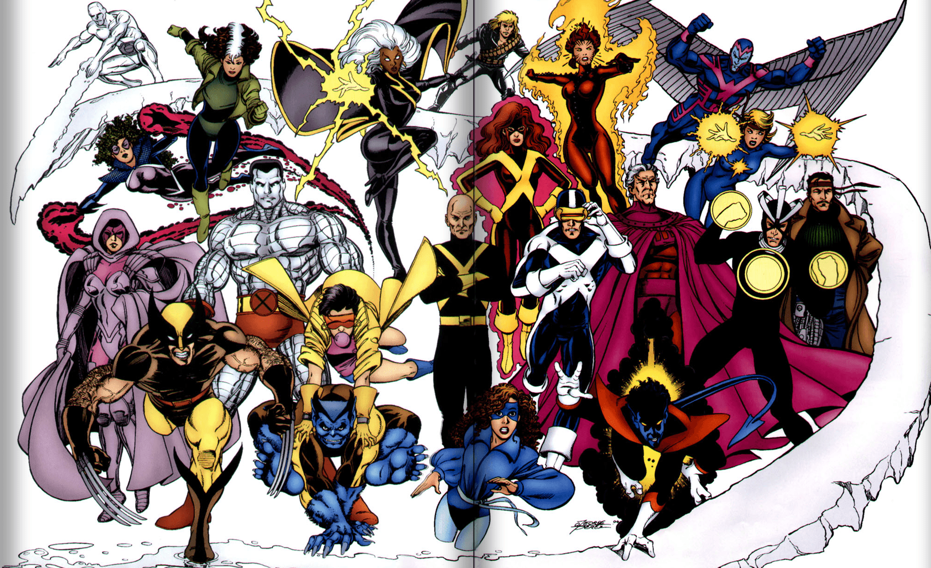 Classic X Men 80′s Wallpaper's. X Men, Marvel Comics Art