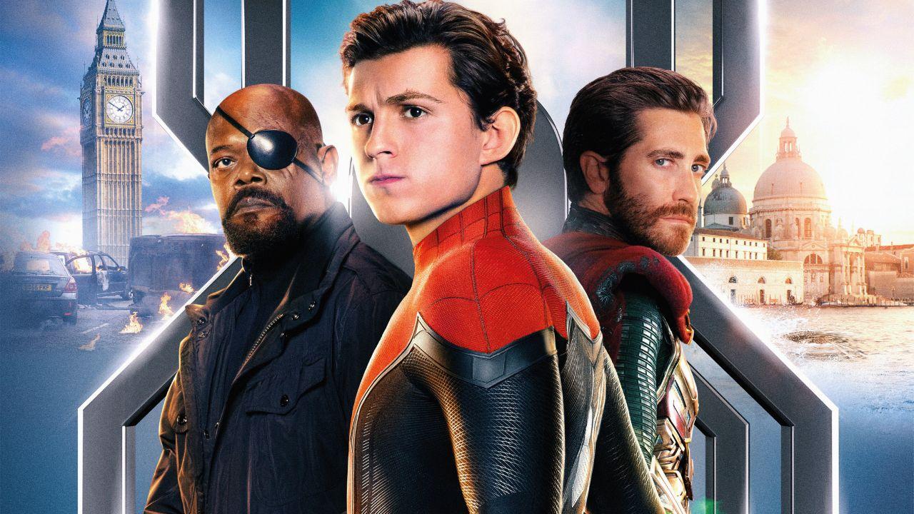 Wallpaper Spider Man: Far From Home, Tom Holland, Jake Gyllenhaal