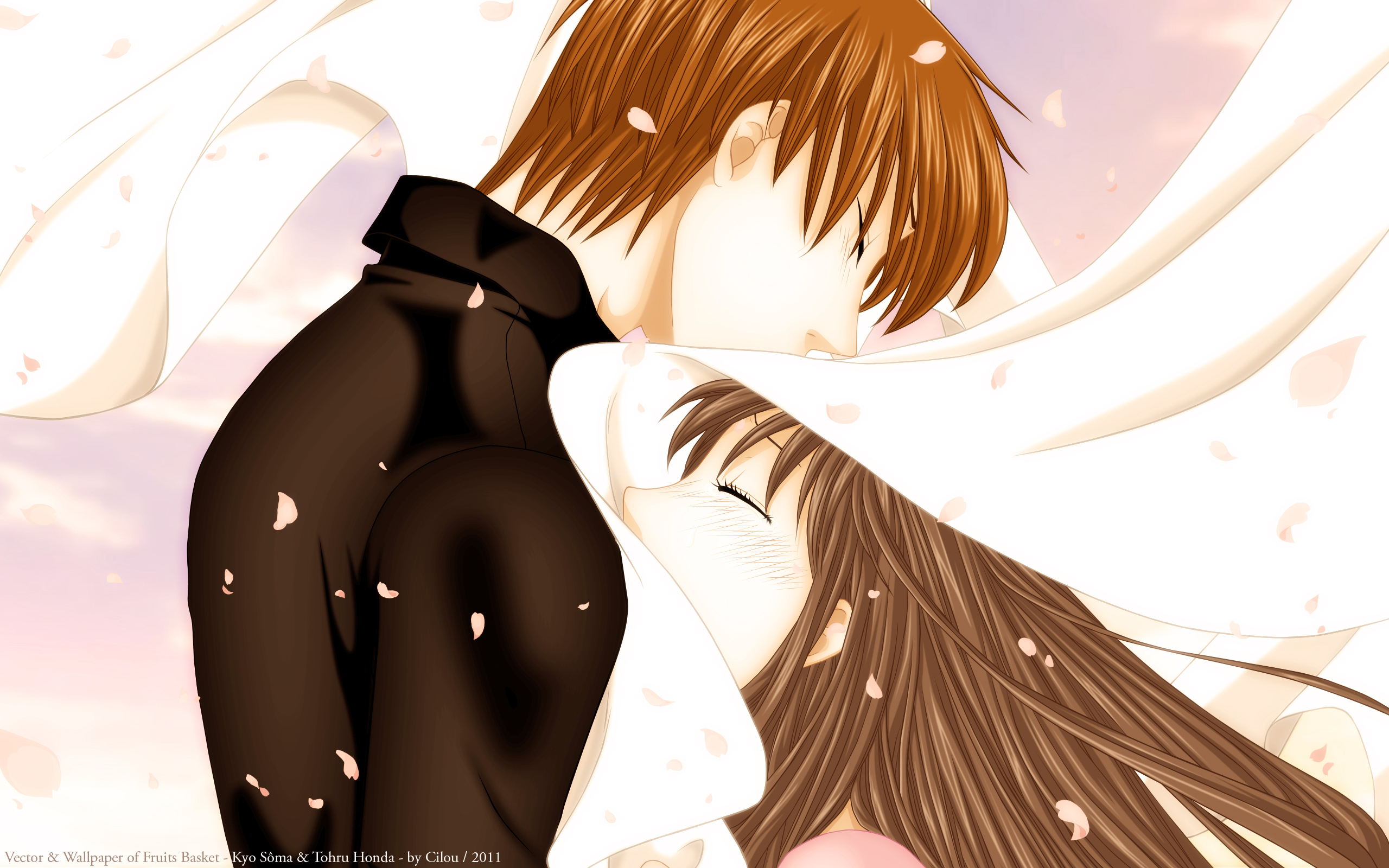 Fruits Basket Love & Kyo Hug HD Wallpaper
