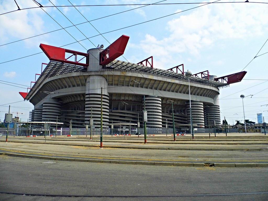 Milan View Of The Stadio Giuseppe Meazza San Siro Stadium