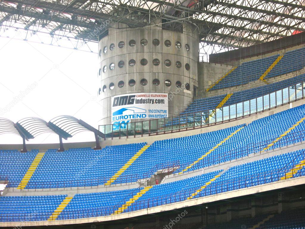 Stadium San Siro Or Giuseppe Meazza In Milan, Italy