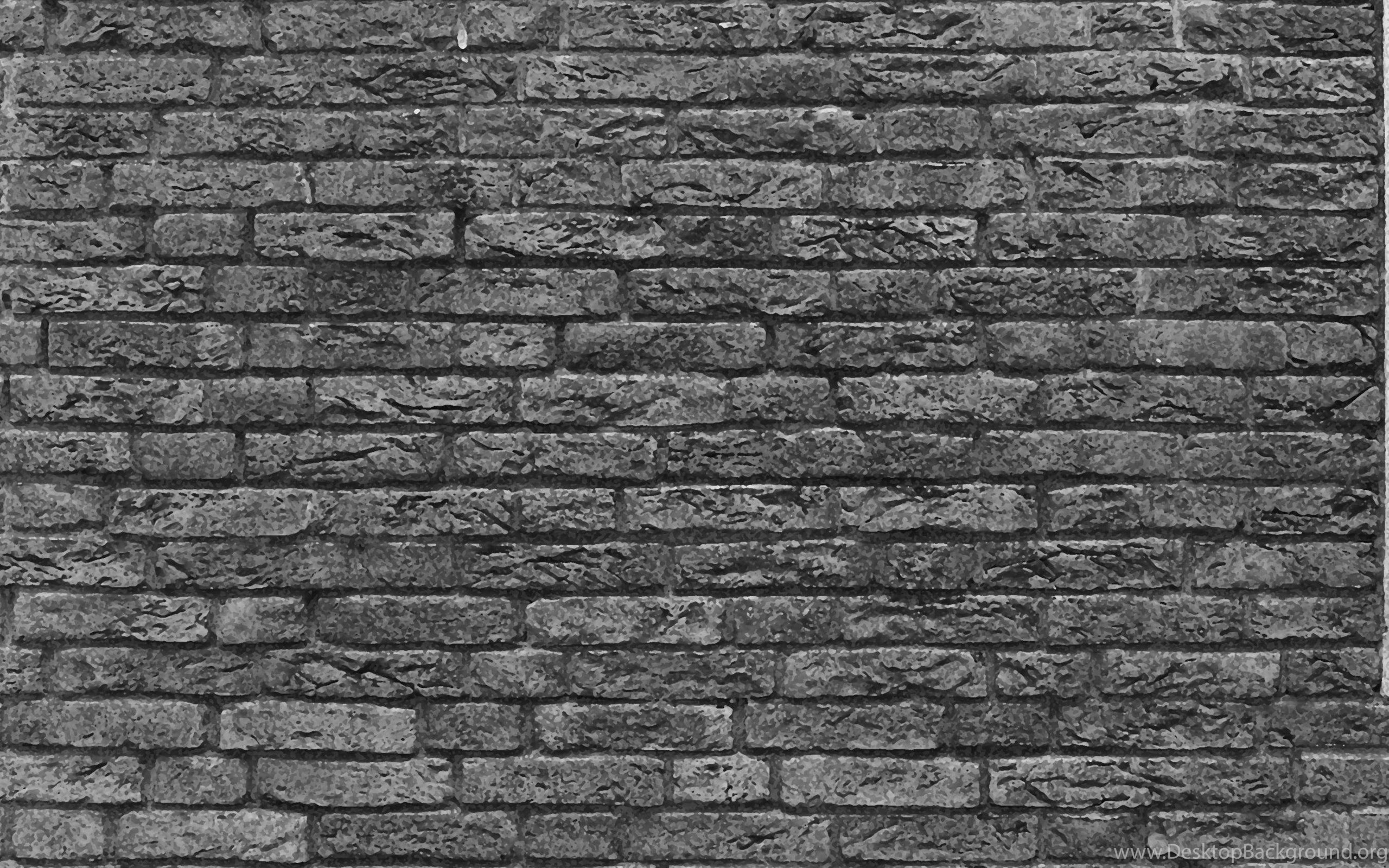 Brick Wall Black And White In Photohop 2016 White Brick Wallpaper