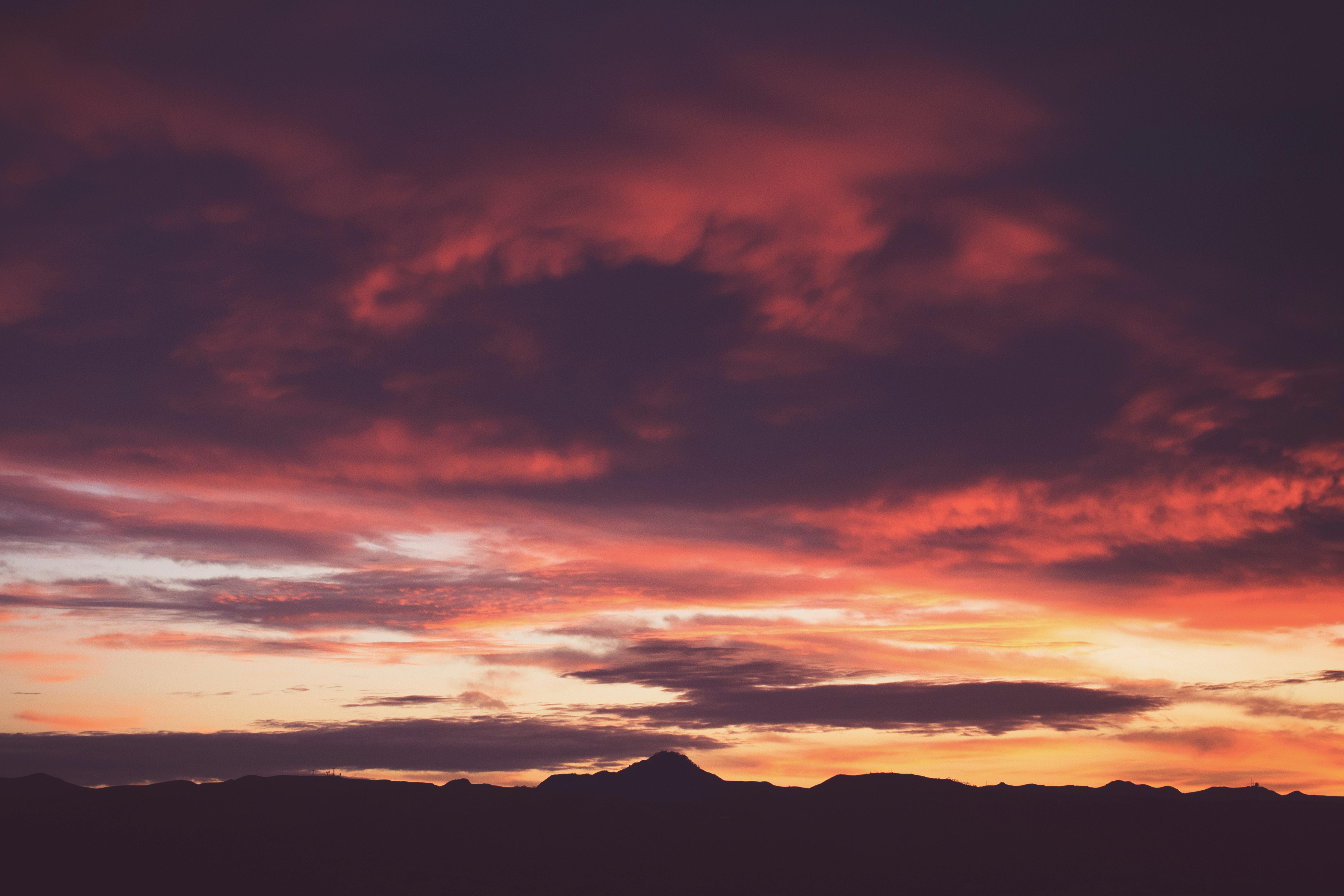 7200x4800 #pink, #Free picture, #mountain range, #red